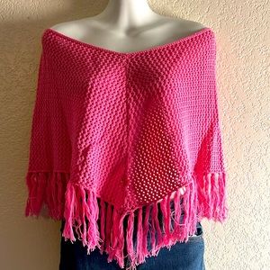 DKNY jeans XS/S pink poncho super super 🥰 cute and trendy poncho.